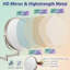 Steel Frame Round Mirror