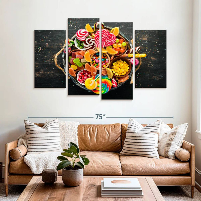 Yarlin Sweets Overload, 42" H x 68" W