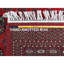 Tapis rouge foncé 5 pi 1 po x 7 pi 6 po 250 KPSI en laine soyeuse tissé à la main Mori Super Bokara Deep CB49E69A0E95498B9615DEBEF25A3C8C