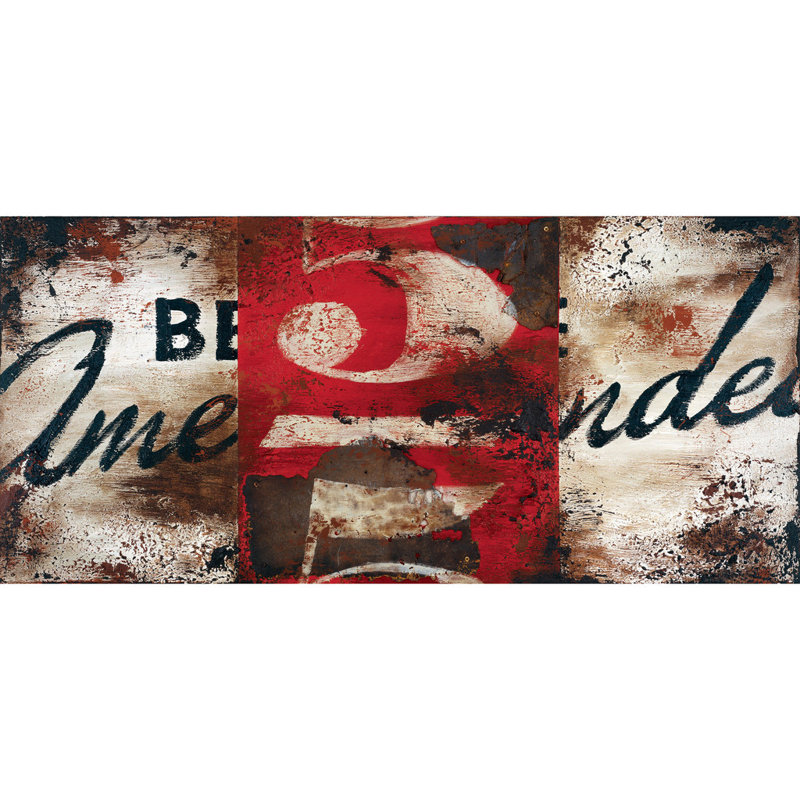 Self Correction 1 Piece Wrapped Canvas Wall Art