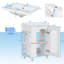 Ensemble de meuble-lavabo simple 20 po avec plateau en céramique Demitro