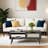 39" Rattan Coffee Table,Boho Coffee Table with Drawer & Shelf-1149119174