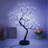 108 Led Tabletop Tree Light Led Desk Lamp Artificial Tree For Home Office Decorative Branches For Party Halloween Holiday Battery USB Operated Bonsai With Timer(Cool White)