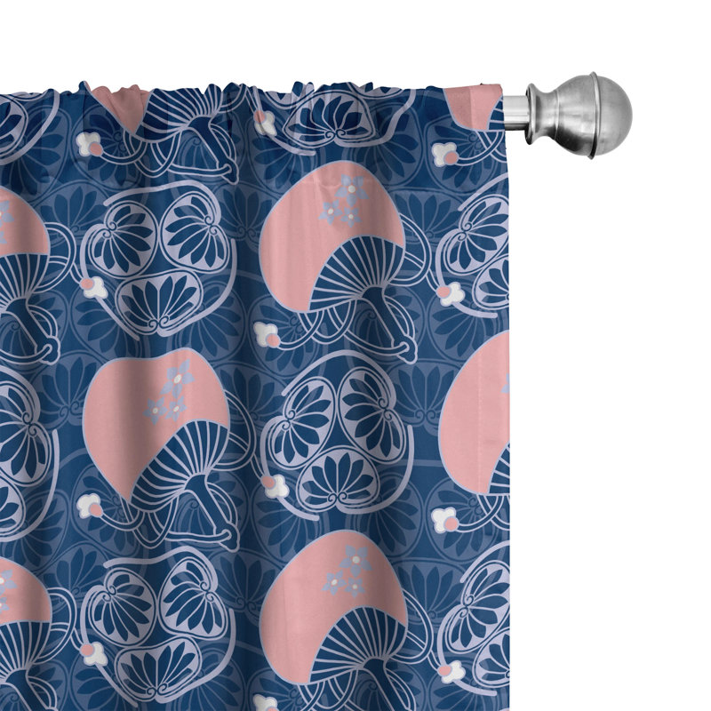 Semi-Sheer Rod Pocket Curtain Panels, 28" x 63"