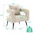 Modern Velvet Upholstered Barrel Chair-37906286