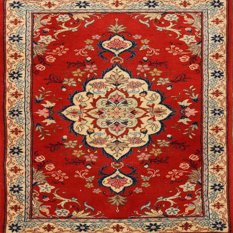 Checkers Oriental Indoor Rug, Square 5'