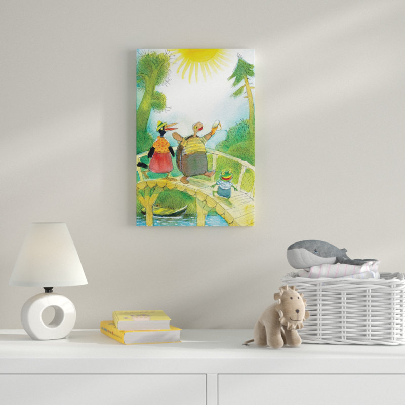 «Walk», reproduction sur toile tendue, H 24 po x l 16 po