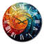 Courtni - Horloge murale abstraite-2073476443