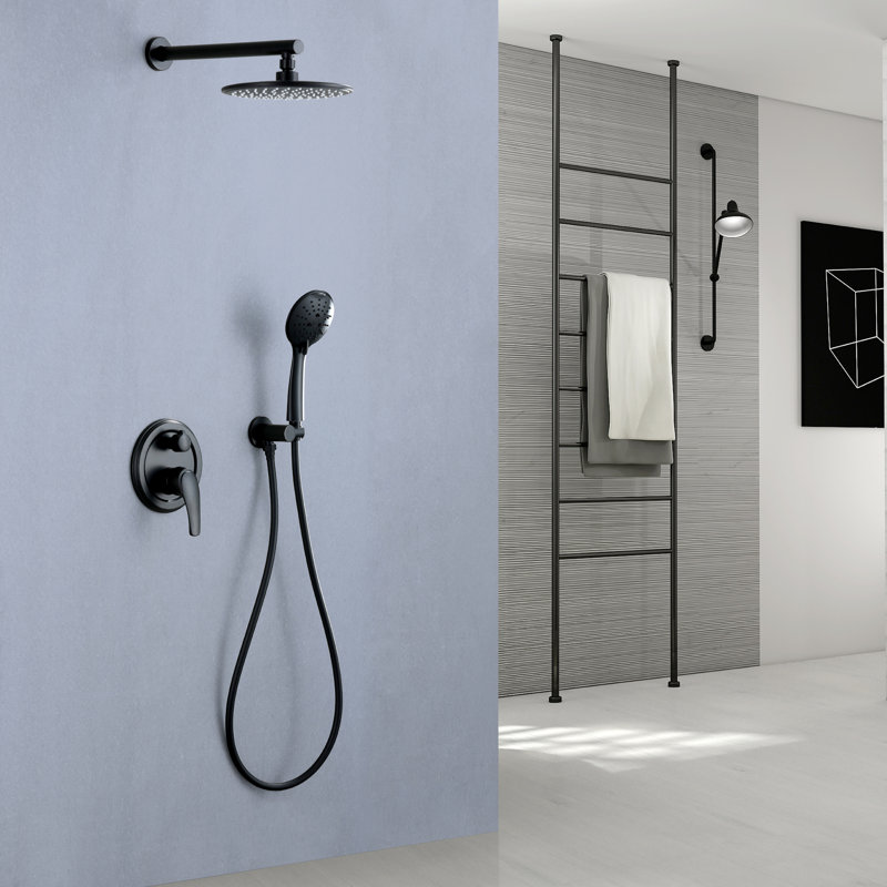 All-In-One Kit with Rough in-Valve, Black