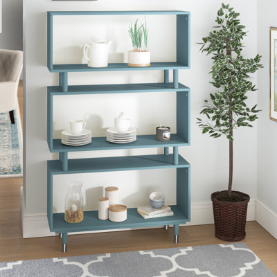 Camylle 3-Tier Geometric Bookcase