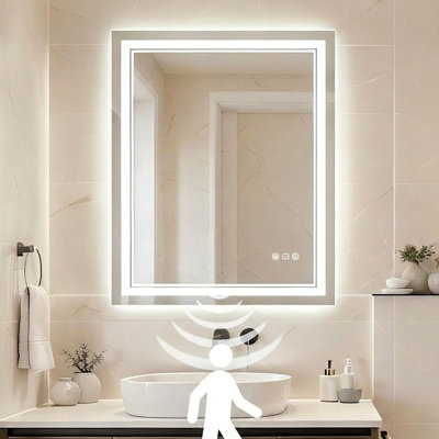 Aluminium Rectangle Wall Mirror Set