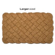 Quick-Drying Woven Knot Waterhog Doormat - Blue