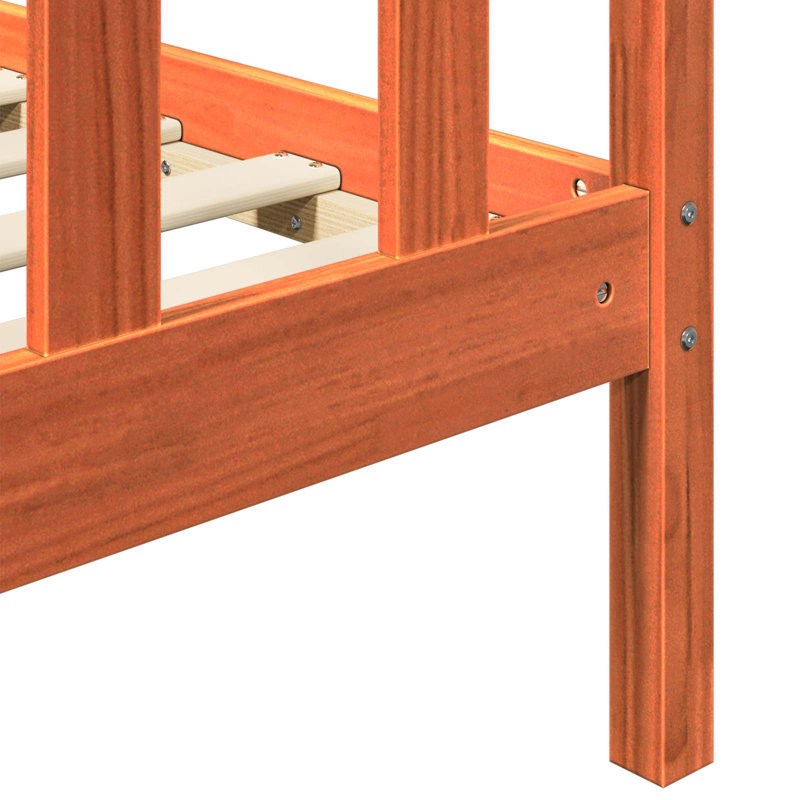 Solid Wood Bed, European Kingsize (160 x 200 cm)