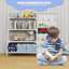 80cm H x 90cm W Metal Bookcase-1249504149