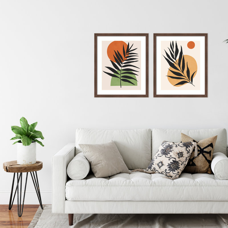 "Watercolor Floral No. 6 & 8", 2 pièces par Vitor Costa, reproduction d'art encadrée