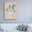 «Epic Graffiti» «Palm Chinoiserie 3 Pink Green V2» par Danhui Nai, art mural sur toile-2053480961