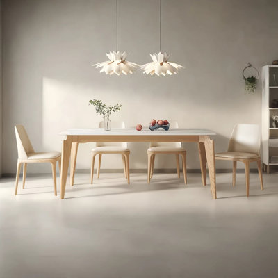 Ensemble de table et chaises de salle à manger moderne et simple