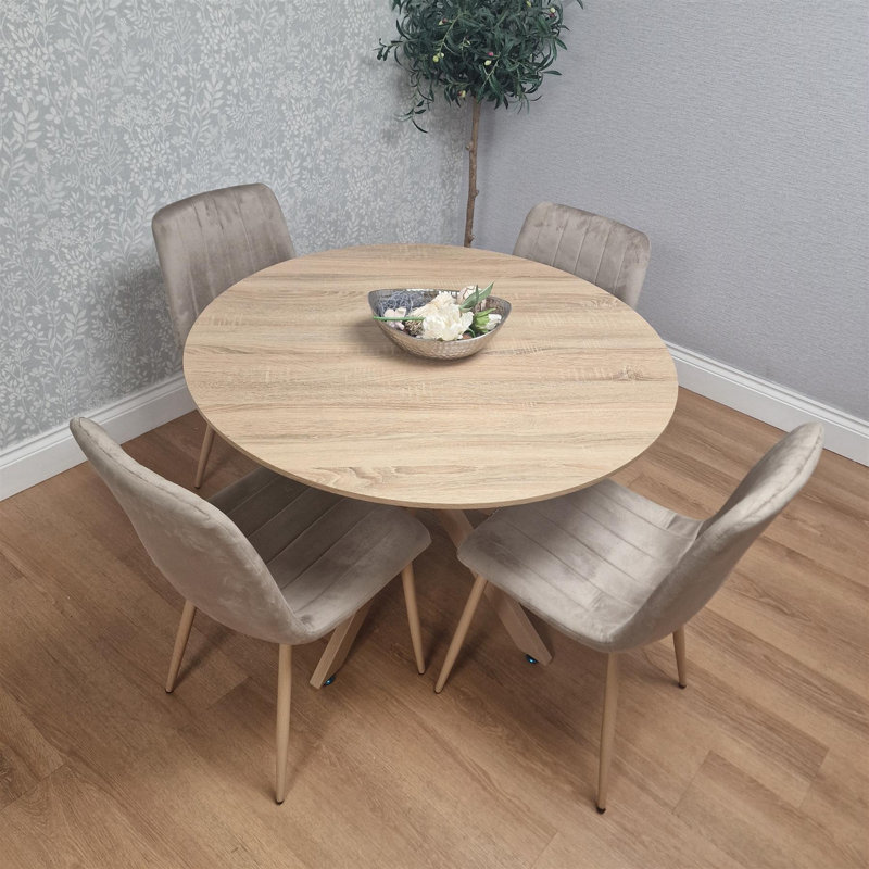 Dining Set, Beige