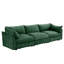 3 places en tissu chenille, rangement coulissant sous chaque siège et confortable avec un excellent espace, en forme de croissant, tissu doux-2067606034
