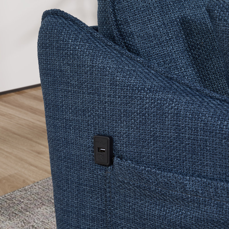 Causeuse d'appoint l 53,13 po avec pieds en métal