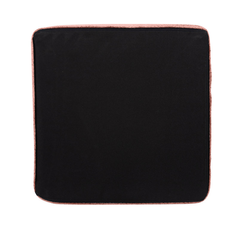 Repose-pieds Ashle, Polyester 100 % Rosa