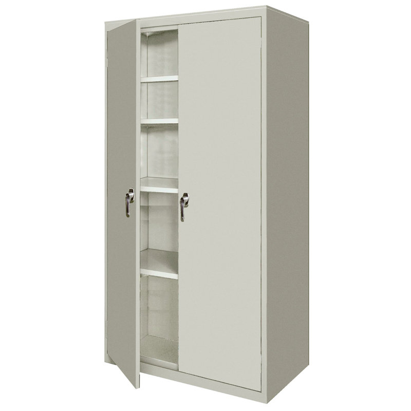Dellbrook Single Storage Cabinet ( 66'' H x 36'' W x 18'' D), Putty