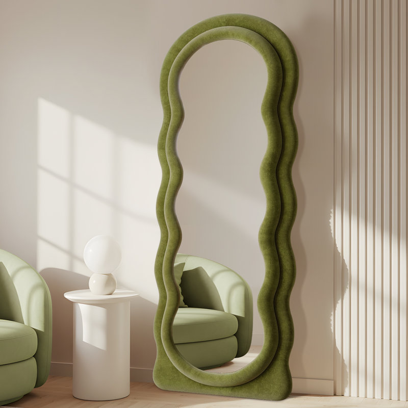 Miroir pleine grandeur, 63 po x 24 po, Vert