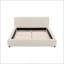 Lit tapissier beige élégant-44248985