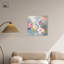 Art floral abstrait sur toile, art floral-107779360-107779356