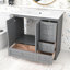 Meuble-lavabo sur pied 36 po avec lavabo, tiroirs et portes à fermeture en douceur 36 po-558874059