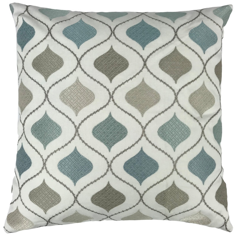 Coussin Orion Orion, 24 po x 24 po, Bleu