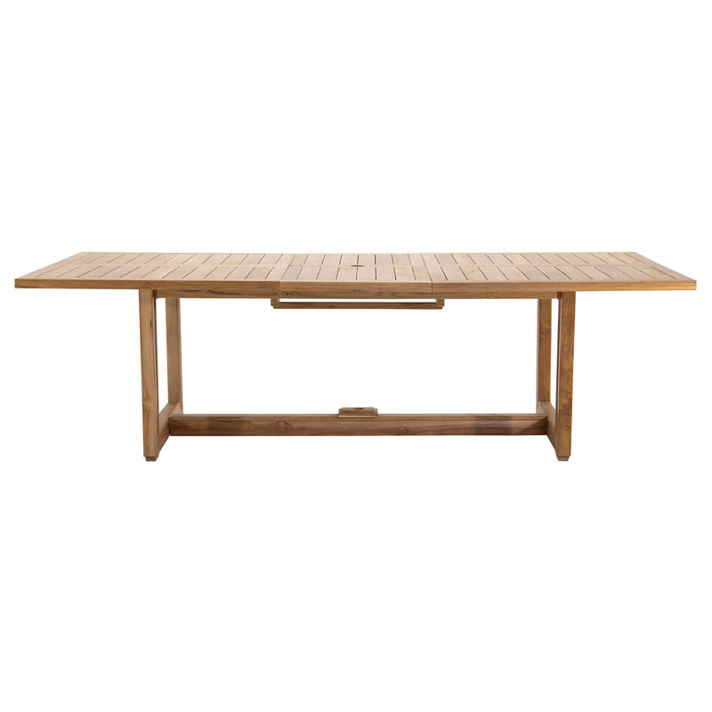 Chatsworth Extendable Rectangular Teak Outdoor Dining Table