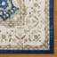  Tapis d'intérieur lavable à la machine Everyday Chic, imprimé en flanelle de polyester doux avec envers antidérapant, bleu marine Seda 6 x 9-1510765814-1510765815