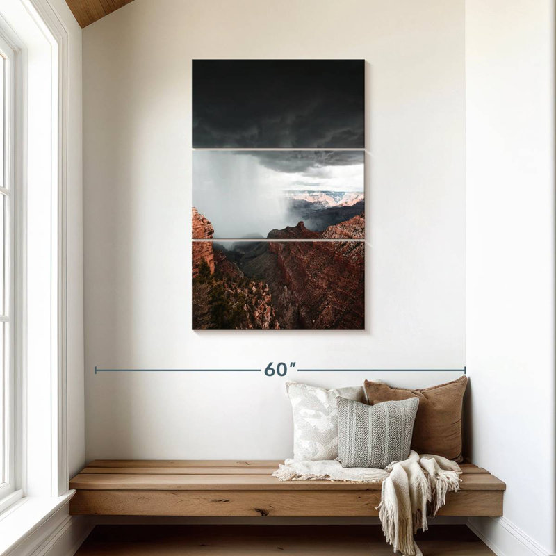 Nuage de tempête Alvord Grand Canyon, H 45 po x l 28 po