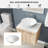Edier 23.67'' Single Bathroom Vanity with Ceramic Top