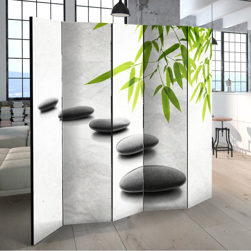 Marche 172cm H Solid Wood Folding Room Divider, 5
