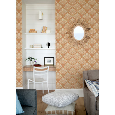 Verdara Ogee Geometric Luxury Wallpaper