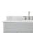 Partham 49'' Single Bathroom Vanity with Carrara Marble Top-67491804
