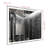 60X40 Inch Oversized LED Bathroom Mirror Wall Mounted Mirror With 3 Color Modes  Aluminum Frame Large Wall Mirror For Bathroom
