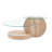 Luxurious Round Nesting Coffee Table with Storage-398535448