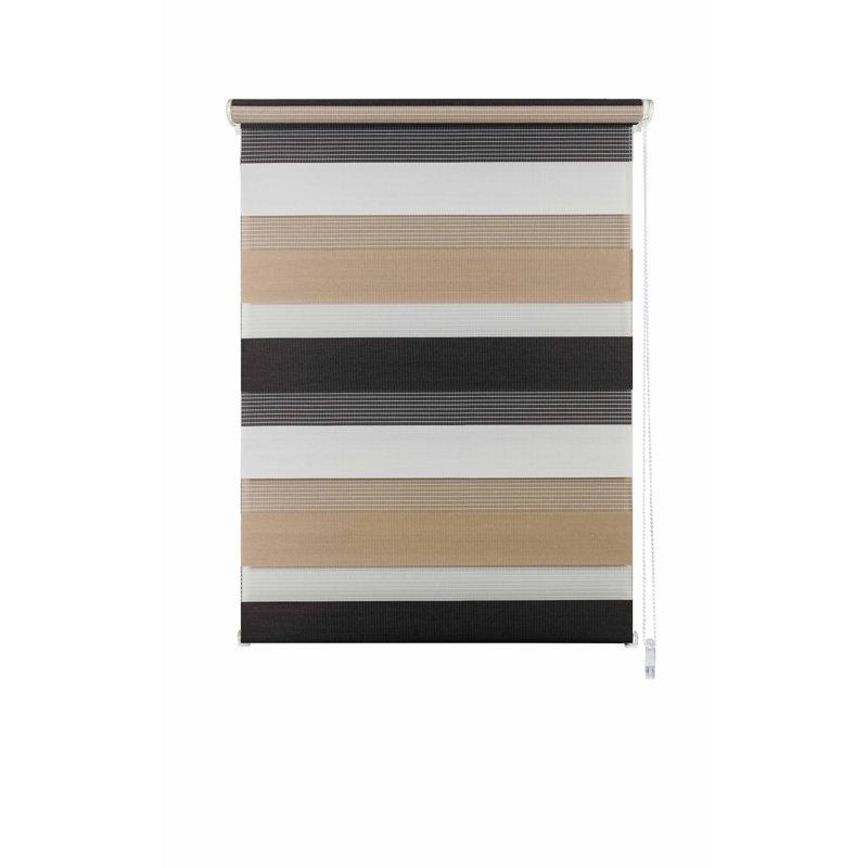 Fit-ball Room Darkening Roll-Up Blind, 160cm L x 120cm W, Cappuccino/Mocha