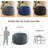 Memory Foam Filled Bean Bag Chair with Soft Removeable Cover-136237010-136237017