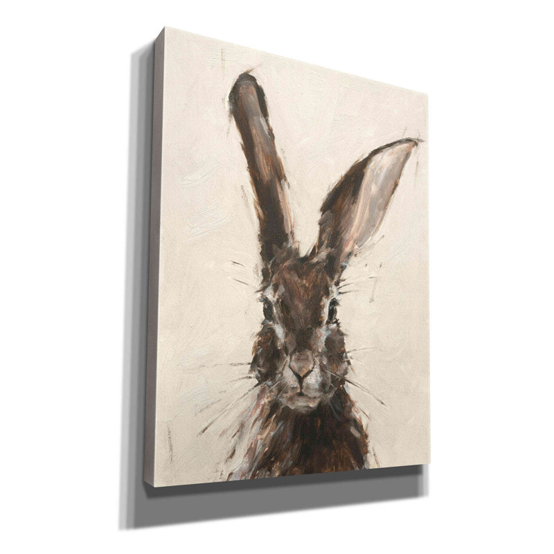 «Tyrinia European Hare II On Canvas» par Ethan Harper, reproduction, H 16 po x l 12 po x P 0,75 po