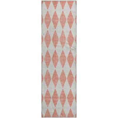 Tapis saumon Cerrito AMF578 lavable à la machine de qualité supérieure