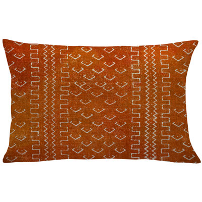 Geometric Linen Throw Pillow