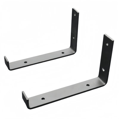 Ensemble de 2 supports pour tablette flottante en fer noir