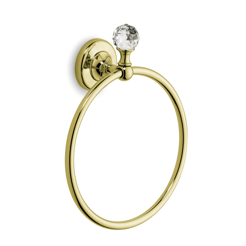 Sharie Towel Ring, Gold