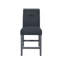 Ensemble de table et tabouret de bar gris foncé