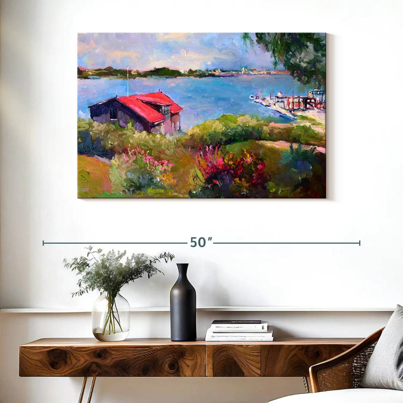 Lilie Reservoir, 26" H x 39" W