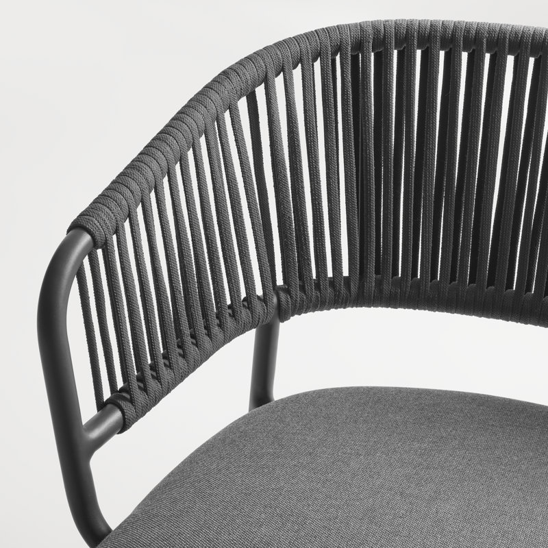 Mate Outdoor Lounge Chair, Toohey Charcoal